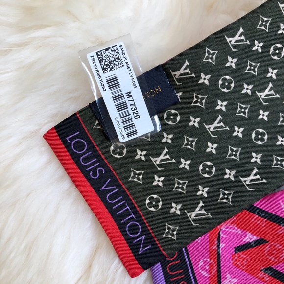 NEW Louis Vuitton Planet LV Bandeau Pink - Picture 6 of 7